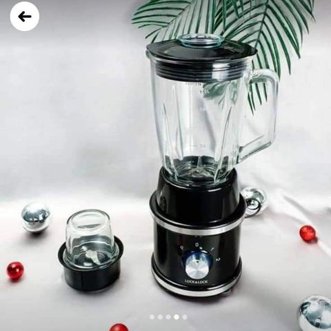 Máy Xay Sinh Tố Lock&Lock EJM376BLK 600W, Cối Thủy Tinh 1.5L - Thiết Kế Hiện Đại - Hàng Chính Hãng, Bảo Hành 2 Năm