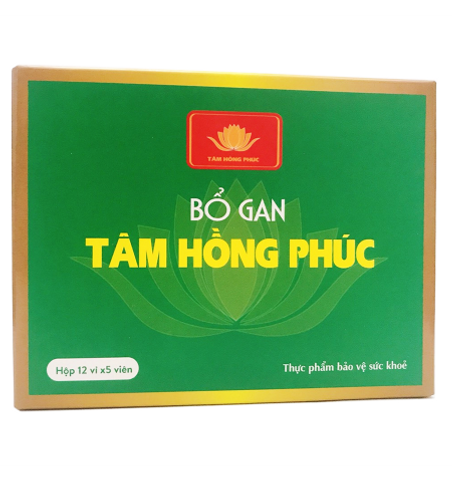 Viên uống Bổ Gan Tâm Hồng Phúc - Hỗ trợ thanh nhiệt, giải độc, tăng cường chức năng gan từ thiên nhiên, 100% chiết xuất an toàn sức khỏe