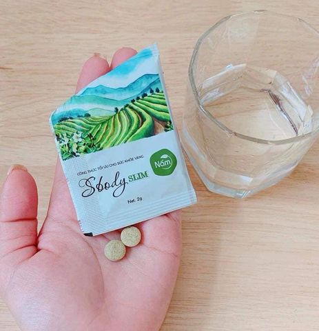 Viên uống Sbody Slim Nấm hỗ trợ giảm cân