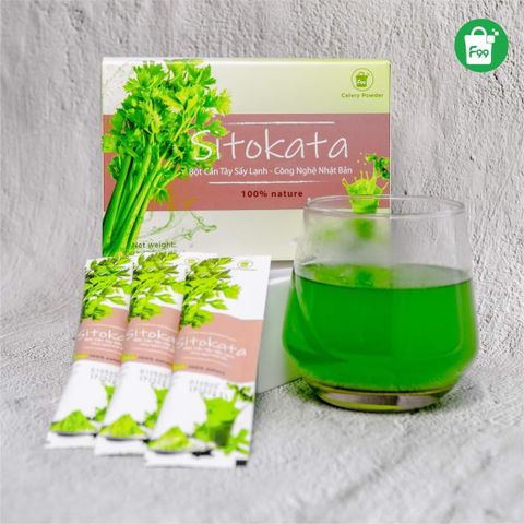 Bột cần tây Sitokata - Hỗ trợ giảm cân, đẹp da, duy trì vóc dáng