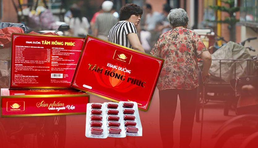 Viên uống Khang Đường Tâm Hồng Phúc - Hỗ trợ đường huyết, giảm mỡ, cholesterol, tăng cường sức khỏe cho người tiểu đường