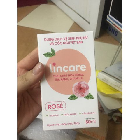 Dung dịch vệ sinh phụ nữ Lincare Rose Hoa hồng Pháp