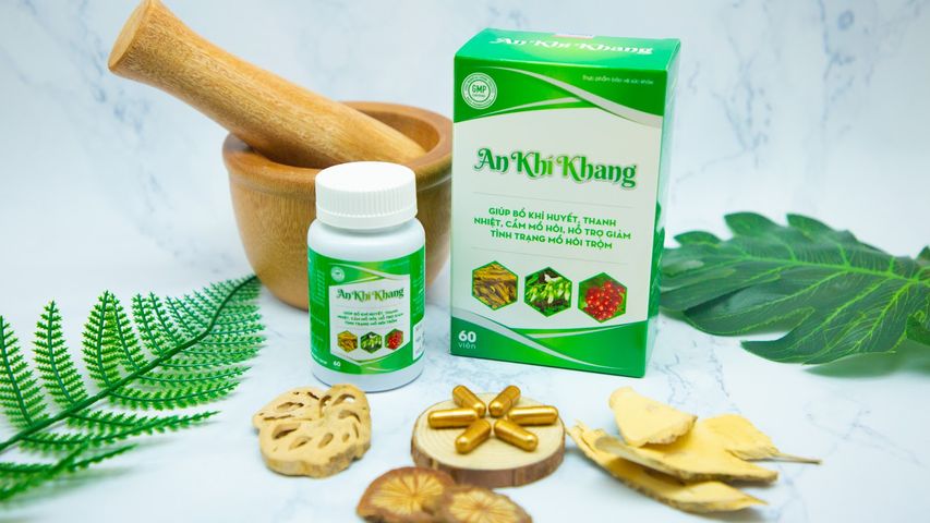 Viên Uống An Khí Khang Hỗ Trợ Giảm Tiết Mồ Hôi