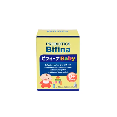Bé ăn ngon tăng đề kháng - Men vi sinh Bifina Baby Nhật Bản- Hộp 30g