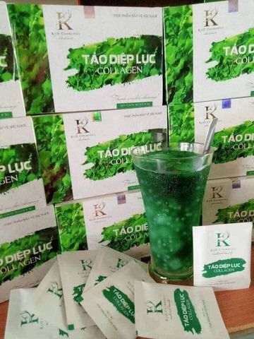 Tảo Diệp Lục Collagen KYO hỗ trợ dưỡng sáng da mờ nám