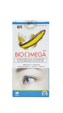 Viên dầu cá Omega 3 6 9, Cải thiện thị lực, Đẹp da Bio Omega