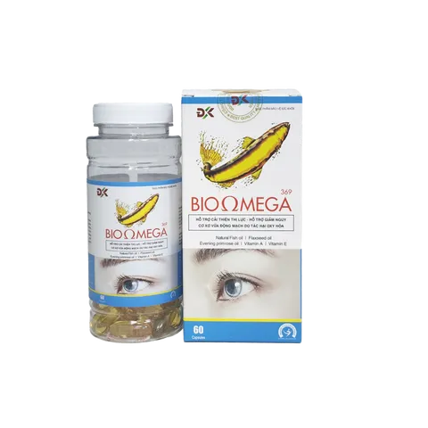Viên dầu cá Omega 3 6 9, Cải thiện thị lực, Đẹp da Bio Omega