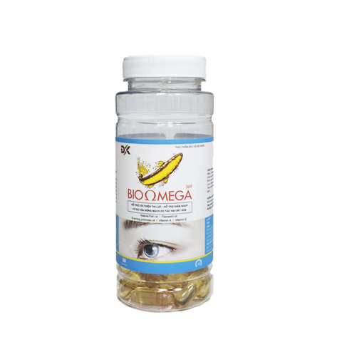 Viên dầu cá Omega 3 6 9, Cải thiện thị lực, Đẹp da Bio Omega