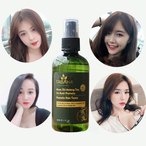 Combo 2 Chai Xịt Tóc Tinh Dầu Bưởi Pomelo Tabaha 120ml - Dưỡng Tóc Giảm Gãy Rụng, Mềm Mượt Tự Nhiên