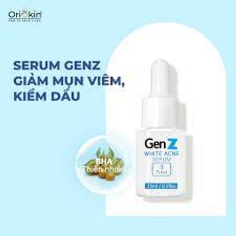 Serum OriSkin  GenZ White Acne Ngừa mụn xoá thâm giúp sáng da