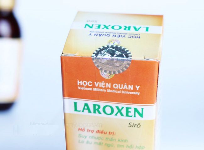 Siro Laroxen Học viện Quân Y 100ml - Hỗ Trợ Giấc Ngủ Ngon và Sâu Giấc cho Người Lớn và Trẻ Nhỏ, An Thần và Giảm Lo Âu