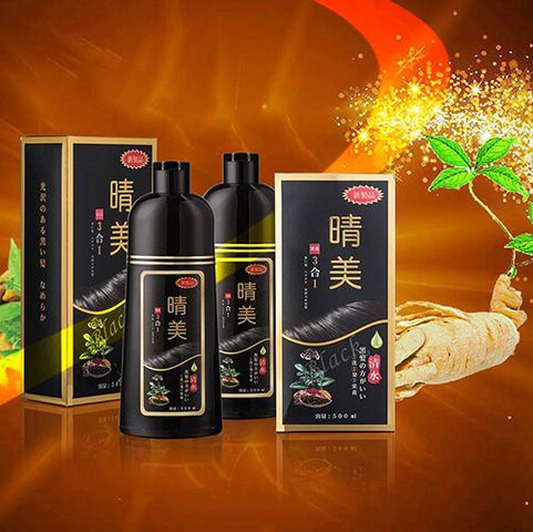 Dầu Gội Phủ Bạc Komi Nhật Bản 500ml - Dưỡng Tóc Mềm Mượt, Nhuộm Nhanh Chống Bạc Hiệu Quả, Không Amoniac