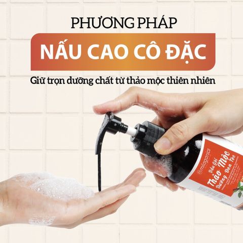 Dầu Gội Đen Tóc Hương Thảo Mộc Thiên Nhiên Milaganics 250ml (Chai)