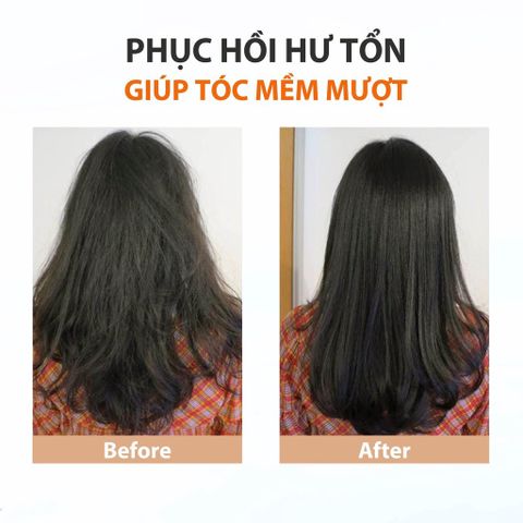 Dầu Xả Tóc 7 Loại Thảo Mộc Dưỡng Đen Tóc, Ngừa Rụng Milaganics 250ml