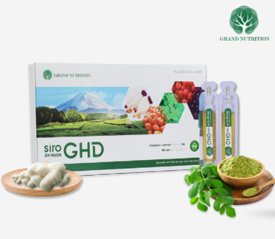 Siro Ăn Ngon GHD - Hỗ Trợ Tăng Cường Tiêu Hóa