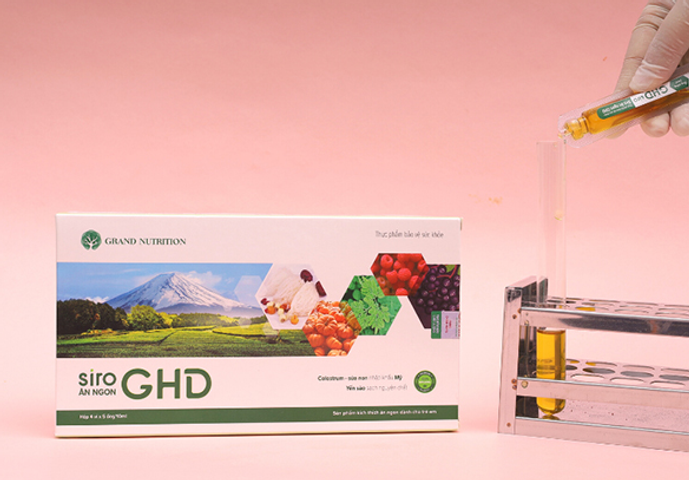Siro Ăn Ngon GHD - Hỗ Trợ Tăng Cường Tiêu Hóa