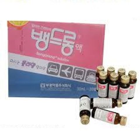 Nước Uống Hỗ Trợ Giảm Say Tàu Xe Bengdelong Hàn Quốc 30ml x 30 Chai