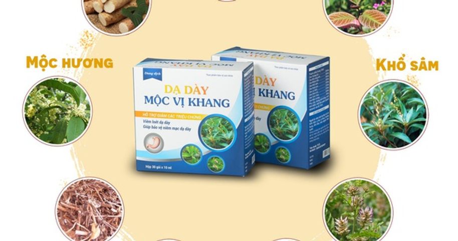 Dạ Dày Mộc Vị Khang Dạng Dung Dịch Hộp 30 gói