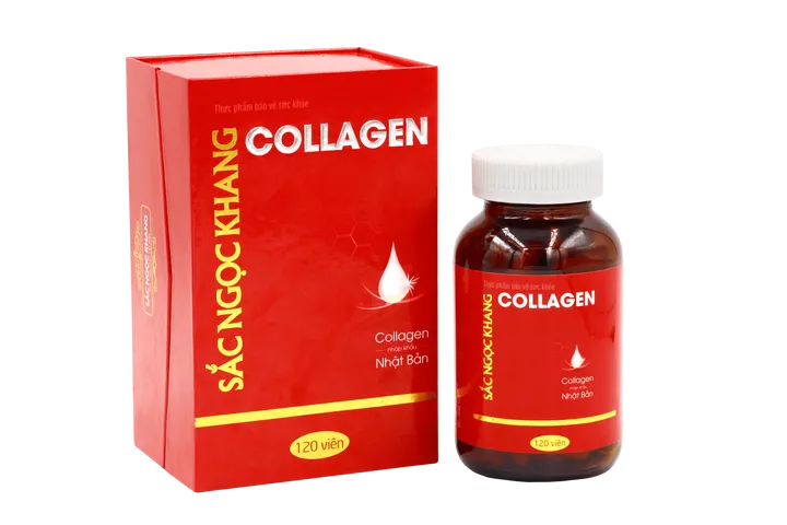 Viên uống trắng da Collagen 100% nguyên chất Sắc Ngọc Khang (120 viên)