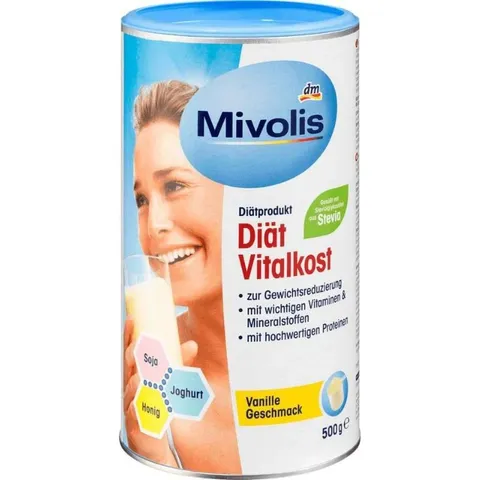Sữa uống hỗ trợ giảm cân Mivolis Đức làm đẹp da hộp 500g