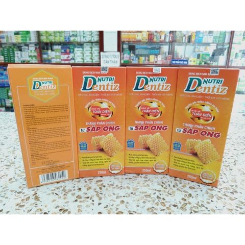 Dung dịch nha khoa Nutri Dentiz 250ml - Bảo vệ sức khỏe răng miệng, làm sạch tự nhiên, phù hợp cho mọi đối tượng.