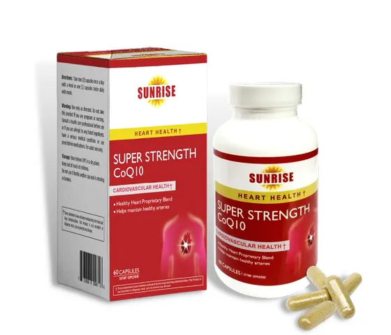 Viên uống Sunrise Super Strength CoQ10 nhập khẩu Mỹ