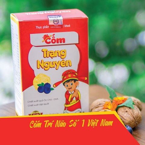 Cốm Trí Não Trạng Nguyên giúp trẻ bổ sung hàm lượng DHA và các vi chất