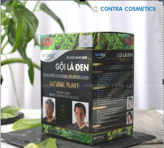 Dầu gội Phủ bạc Matrix Gội Là Đen ( Hộp 10 gói)