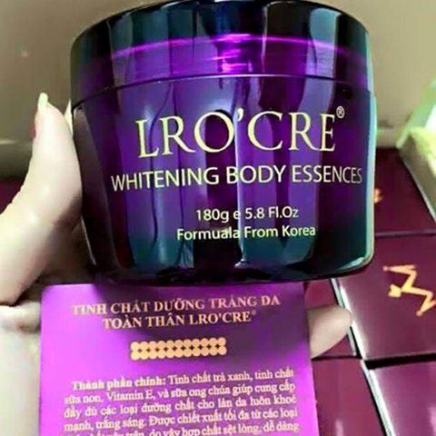 Tinh Chất Dưỡng Trắng Dưỡng Ẩm Body Lro'cre (180g)