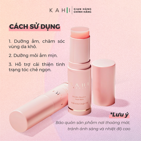 Sáp dưỡng ẩm Kahi Wrinkle Bounce Multi Balm