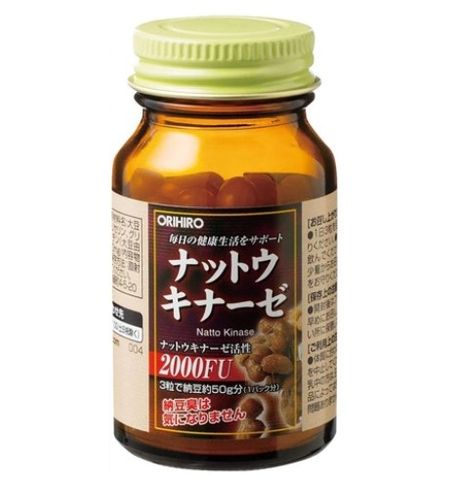 Viên Uống Orihiro Nattokinase 2000FU 60 Viên Nhật Bản