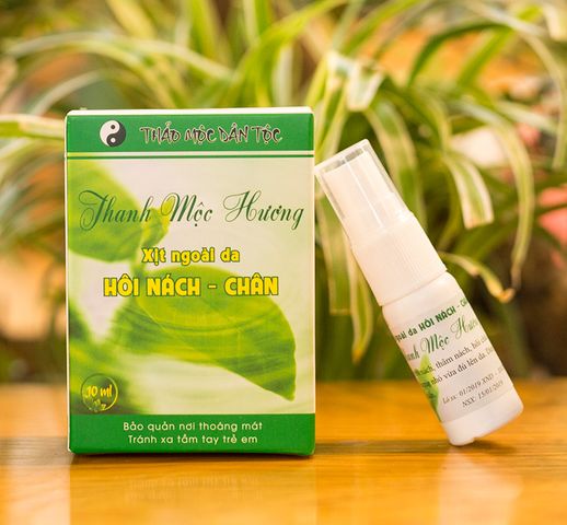 Xịt Khử Mùi Hôi Nách Chân Thanh Mộc Hương 10ml - Giải Pháp Hiệu Quả Ngăn Ngừa Mồ Hôi và Mùi Hôi Từ Nách, Lưu Hương Tươi Mát