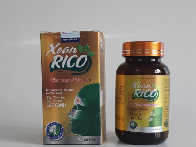Viên Uống Xoan Rico Chính Hãng - Hộp 60 Viên