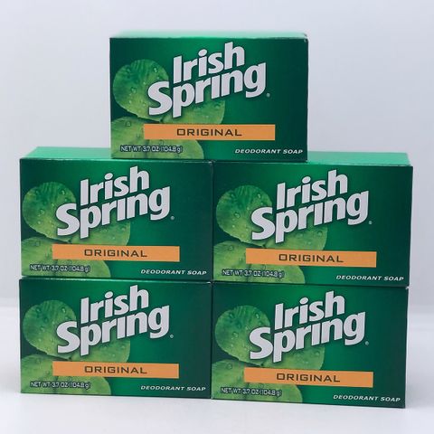 Set 5 Bánh Xà Bông Cục Irish Spring Original Usa Hương Dịu Nhẹ