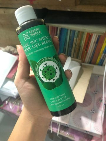 Nước Súc Miệng  Rona Cocayhoala Sạch Răng Thơm Miệng