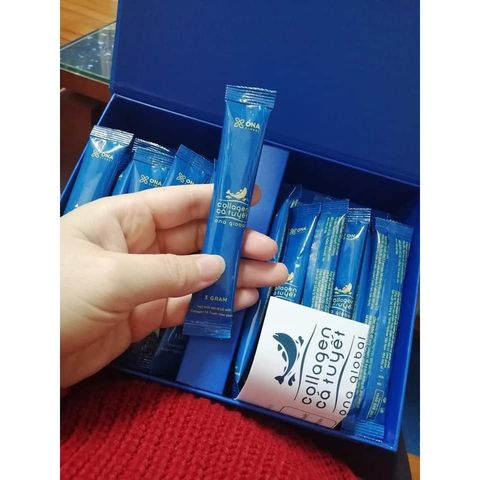 Collagen cá tuyết Cỏ Cây Hoa Lá làm đẹp săn chắc da hộp 30 gói