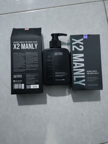 Dung Dịch Vệ Sinh Nam X2 Manly Cocayhoala 150g - Giúp Làm Sạch Cậu Nhỏ, Kháng Khuẩn, Hương Thơm Nam Tính Từ Thiên Nhiên