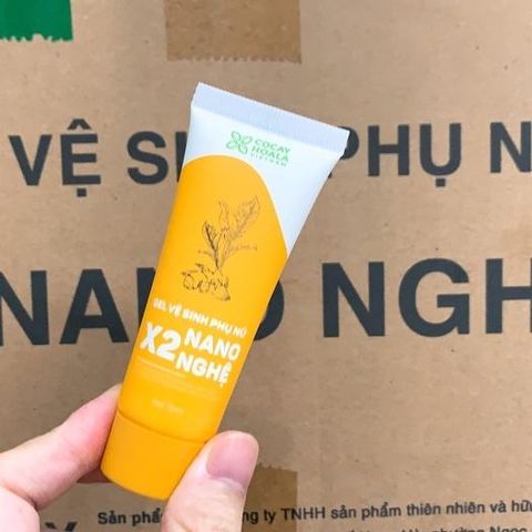 Dung dịch vệ sinh Gel X2 Nano nghệ mini Cocayhoala -10g