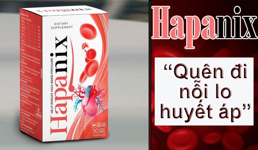 Viên uống Hapanix hỗ trợ cân bằng huyết áp 30 viên - Sản phẩm tự nhiên tăng cường tim mạch và sinh lực cho người lớn