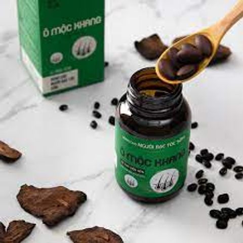 Viên Hà thủ ô Ô Mộc Khang Cỏ Cây Hoa Lá giúp kích thích mọc tóc 200g
