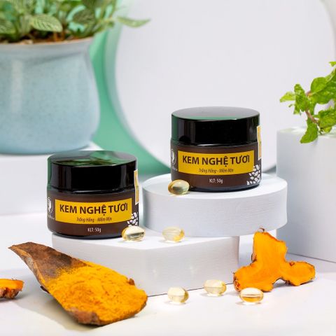 Kem Nghệ Tươi - Trắng Hồng - Mềm Mịn Wonmom 50 Gram