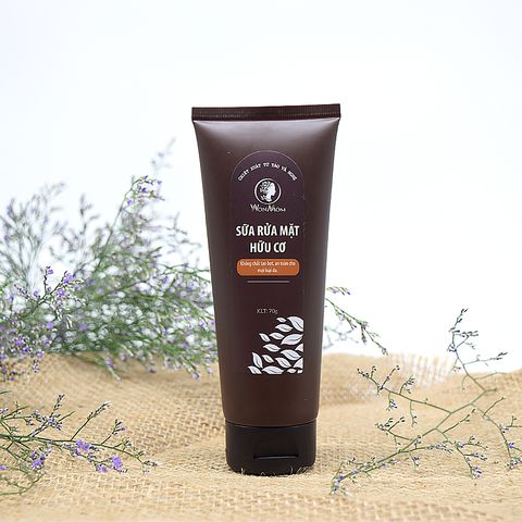 Sữa Rửa Mặt Hữu Cơ Hỗ Trợ Ngăn Ngừa Mụn, Sáng Da Wonmom 70g