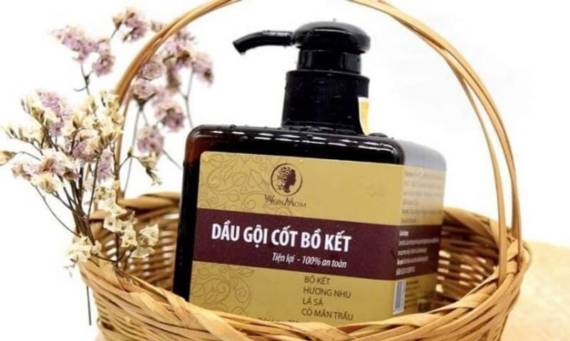 Dầu Gội Cốt Bồ Kết Wonmom Hỗ Trợ Sạch Gàu, Nuôi Dưỡng Tóc Đen Mượt