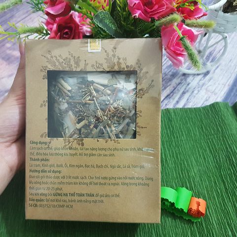 Combo 2 Hộp Lá Xông Wonmom ( 70g) Đào thải Độc tố cho Sản Phụ