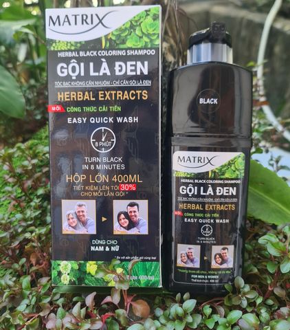 Dầu gội phủ bạc gội là đen Matrix 400ml