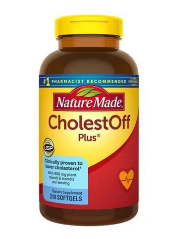 Viên uống hỗ trợ tim mạch Nature Made CholestOff Plus - Của Mỹ