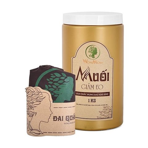 Combo muối quấn bụng + đai quấn muối Wonmom