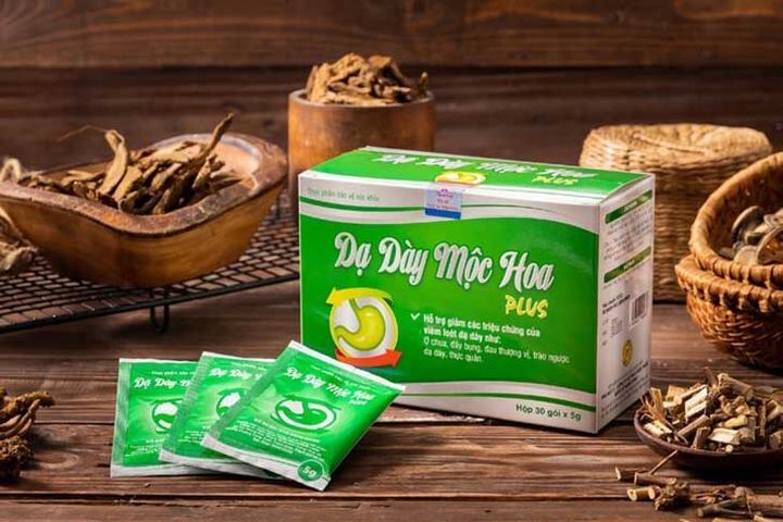 Dạ Dày Mộc Hoa Plus - Hỗ Trợ Tiêu Hóa, Thanh Lọc Cơ Thể - Hộp 30 Gói Chính Hãng Bigfa