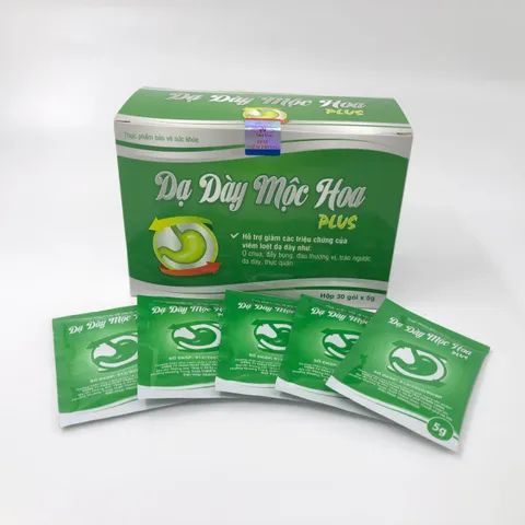 Dạ Dày Mộc Hoa Plus - Hỗ Trợ Tiêu Hóa, Thanh Lọc Cơ Thể - Hộp 30 Gói Chính Hãng Bigfa