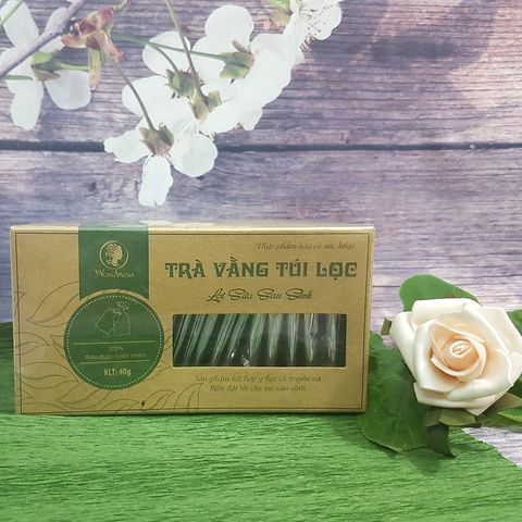 Combo 2 Hộp Trà Vằng Túi Lọc giúp Lợi Sữa, Giảm Mỡ Bụng Wonmom